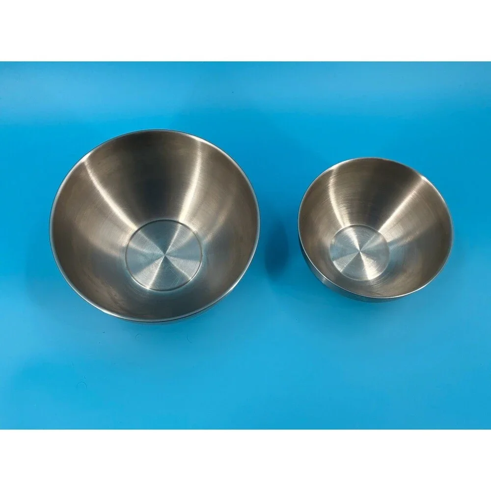 Chantal 18/10 Stainless Steel Mixing Bowls Set of 2 Nesting Kitchen Bowls
